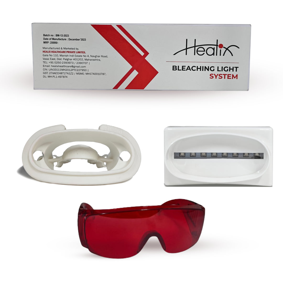 Healix Dental Bleaching Light Combo with 10 Patients Bleaching Kits
