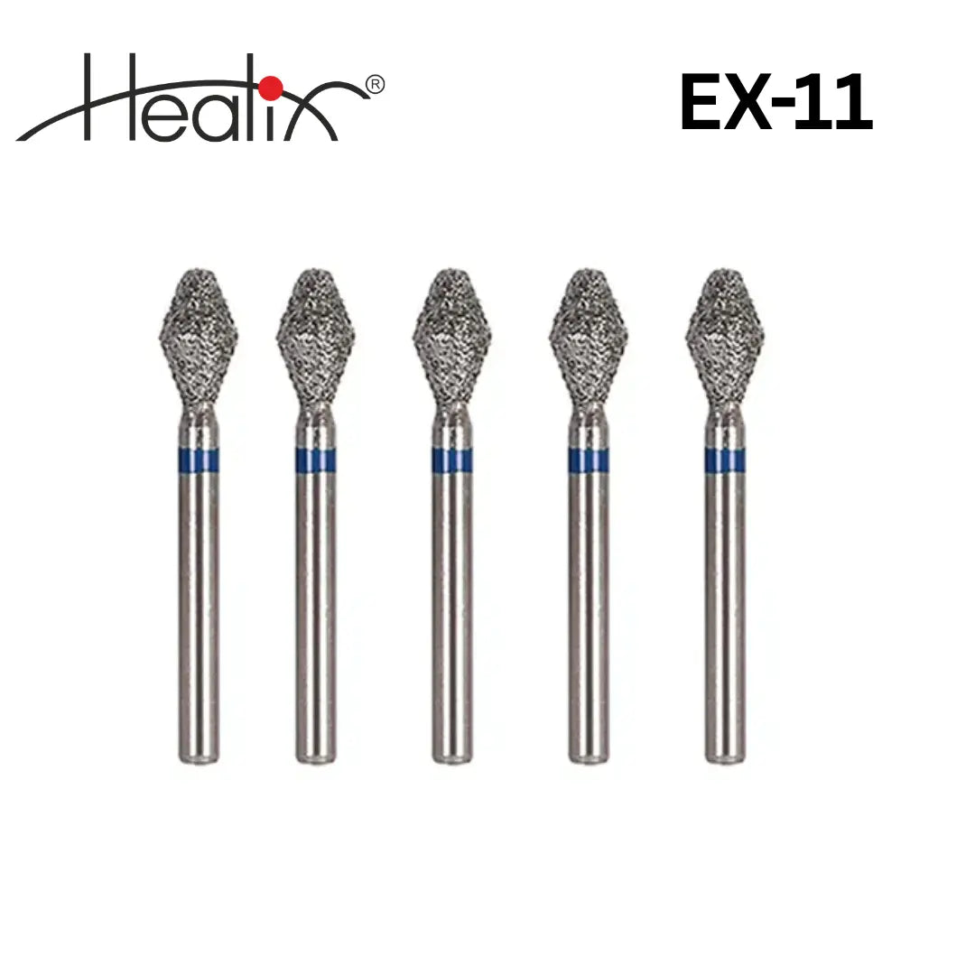 Healix Diamond Bur Extra Shape(EX) Series | Pack of 5