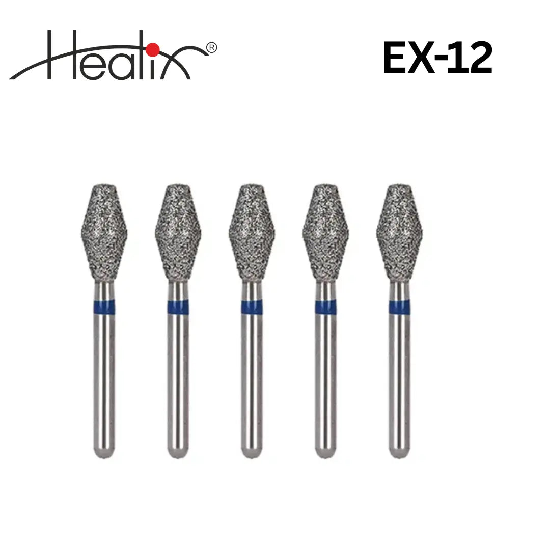 Healix Diamond Bur Extra Shape(EX) Series | Pack of 5