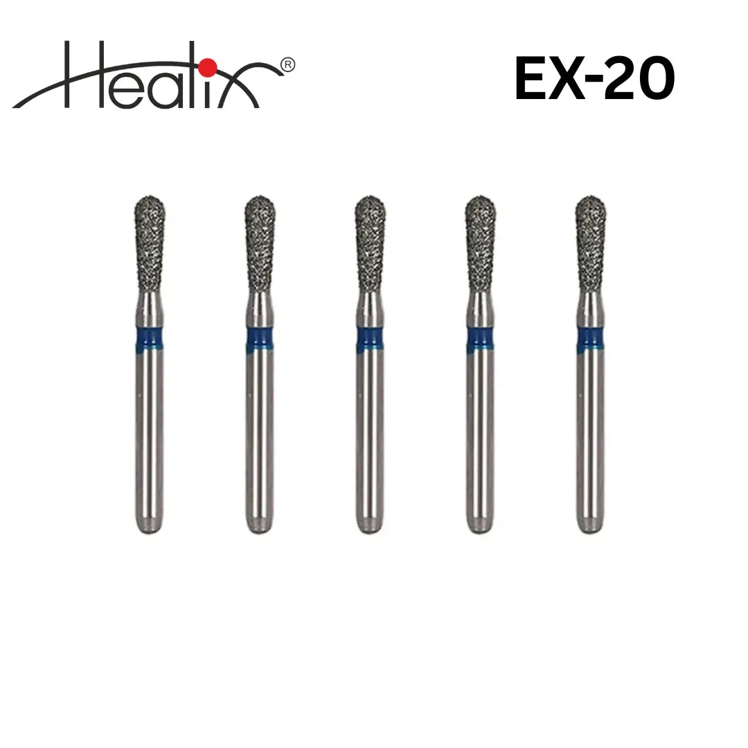Healix Diamond Bur Extra Shape(EX) Series | Pack of 5