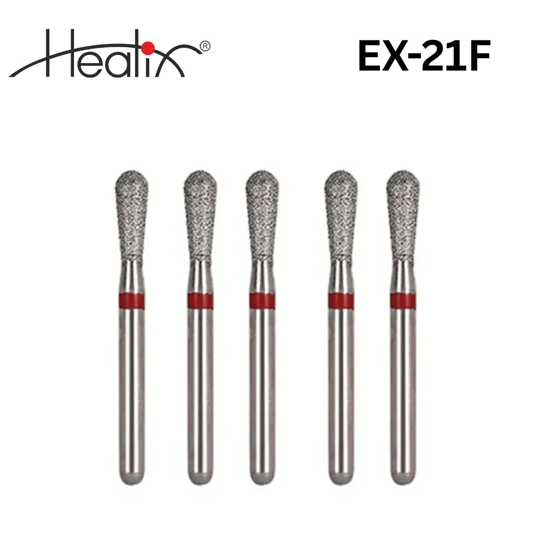 Healix Diamond Bur Extra Shape(EX) Series | Pack of 5