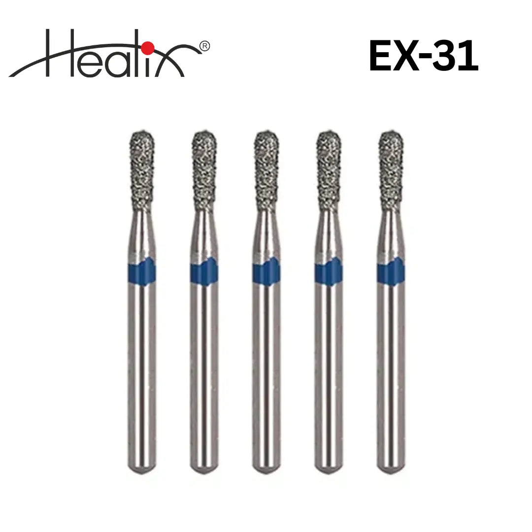Healix Diamond Bur Extra Shape(EX) Series | Pack of 5