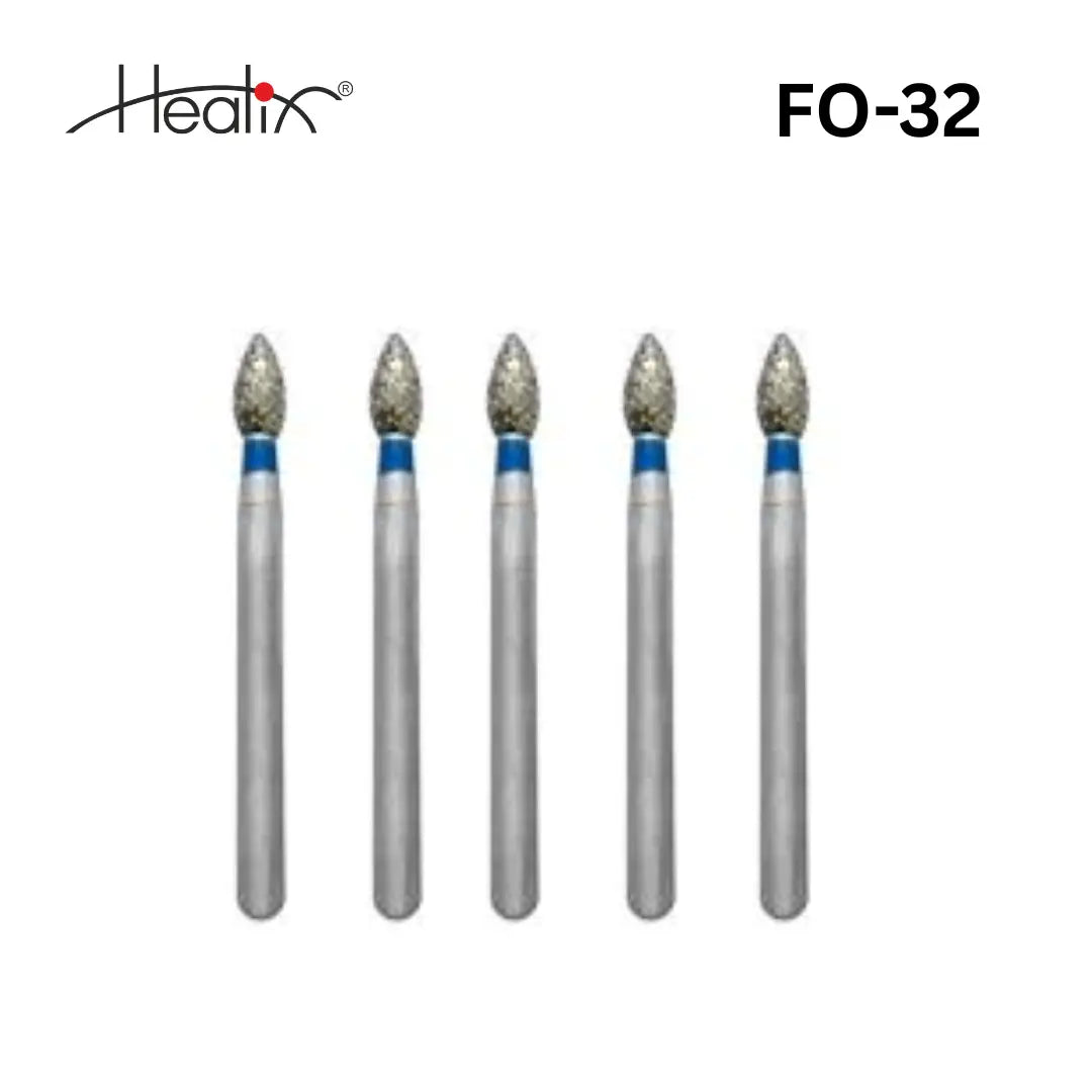 Healix Diamond Bur Flame Ogival | FO Series | Pack of 5