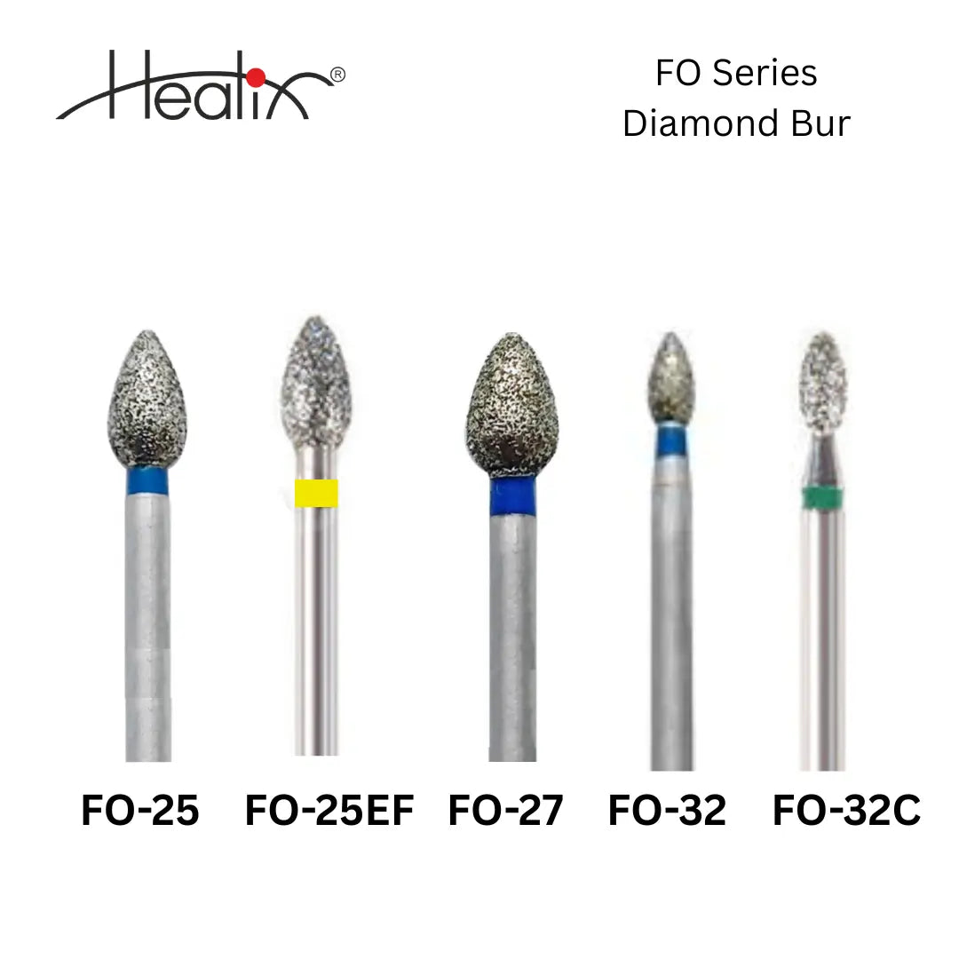 Healix Diamond Bur Flame Ogival | FO Series | Pack of 5