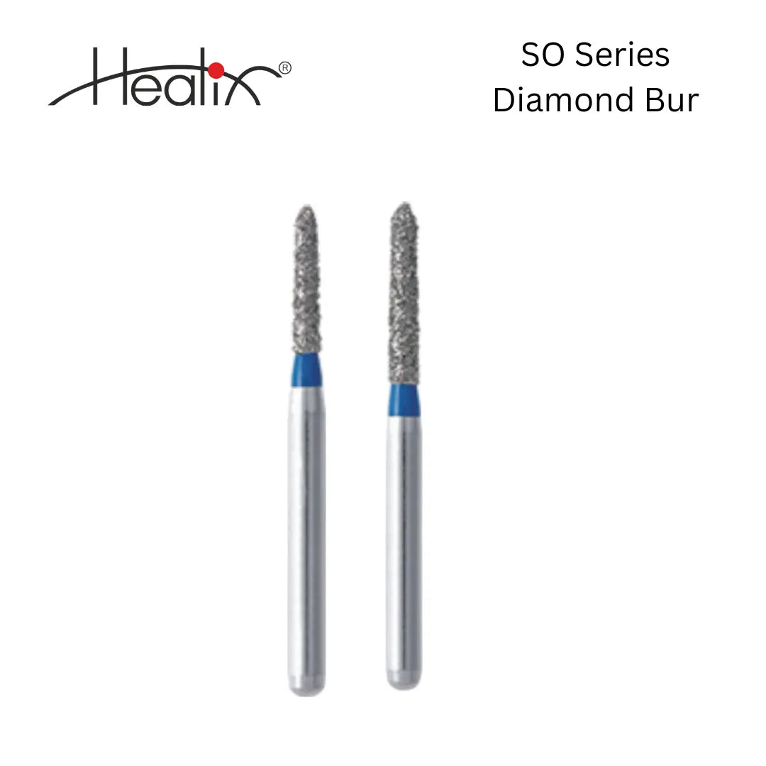 Healix Diamond Bur Straight Ogival End (SO) Series | Pack of 5
