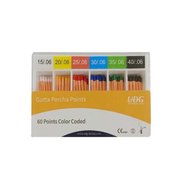 UDG Gutta Percha Points 4% 6% Taper | 60's Pack