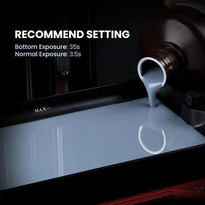 ELEGOO Standard Photopolymer Resin LCD UV-Curing Resin | 3DPrinting |Grey | 1 Kg