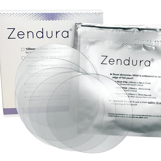Zendura Flx Dental Clear Aligner Sheets to make Clear Aligners-Pack of 10 sheets