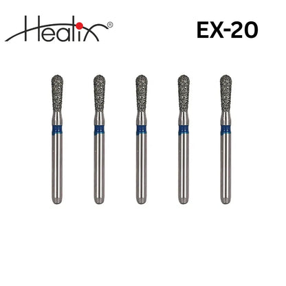 Healix Diamond Bur Extra Shape(EX) Series | Pack of 5