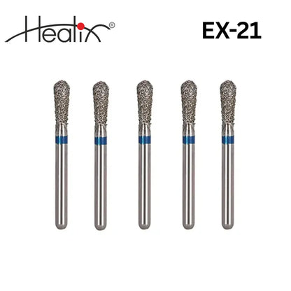 Healix Diamond Bur Extra Shape(EX) Series | Pack of 5