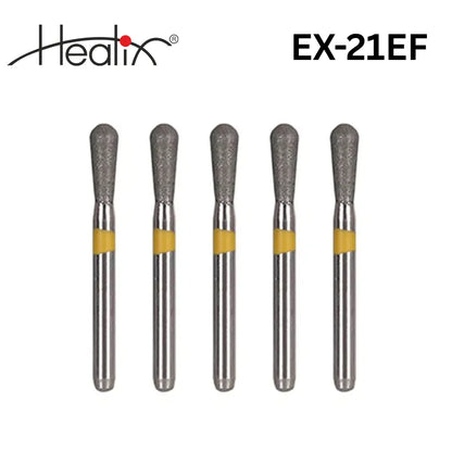 Healix Diamond Bur Extra Shape(EX) Series | Pack of 5