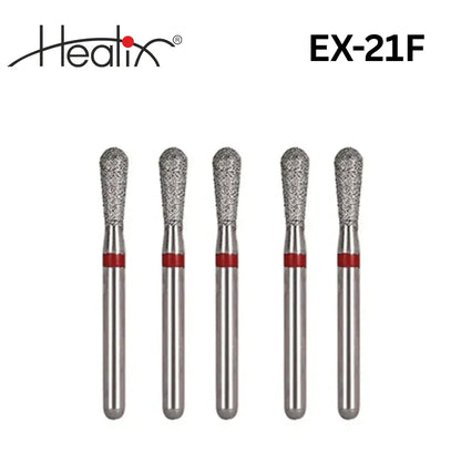 Healix Diamond Bur Extra Shape(EX) Series | Pack of 5