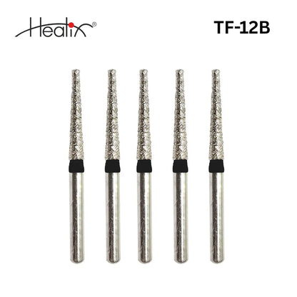 Healix Diamond Bur Taper Flat End TF Series | Pack of 5