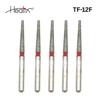 Healix Diamond Bur Taper Flat End TF Series | Pack of 5