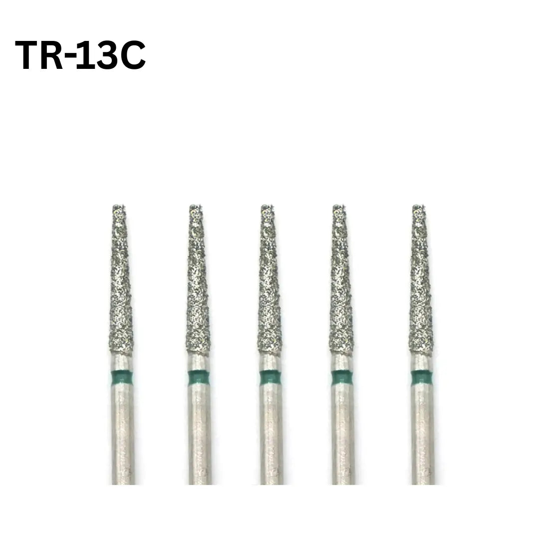 Healix Tapered Round Diamond Bur TR Series | Pack of 5