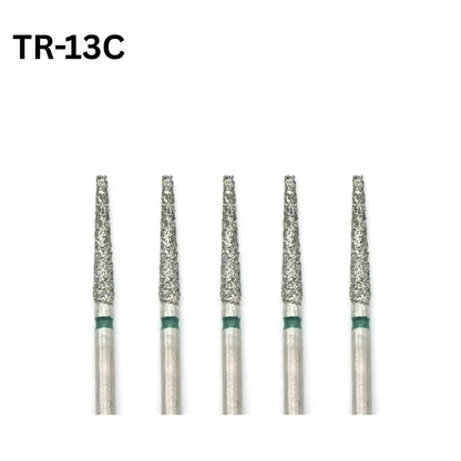 Healix Tapered Round Diamond Bur TR Series | Pack of 5
