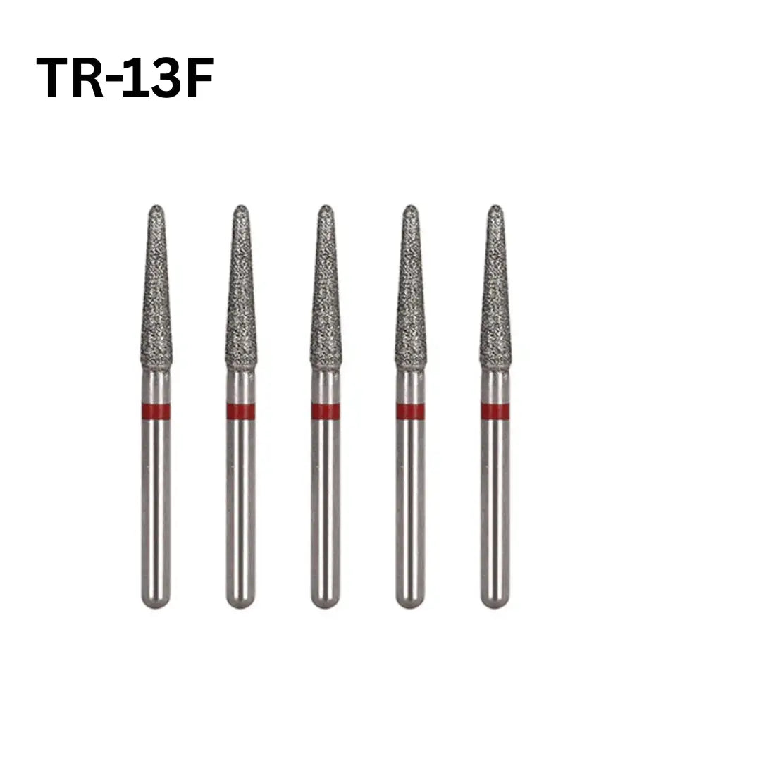 Healix Tapered Round Diamond Bur TR Series | Pack of 5