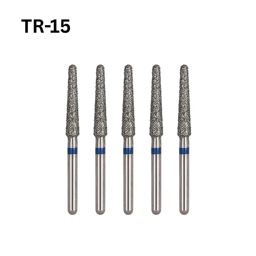 Healix Tapered Round Diamond Bur TR Series | Pack of 5