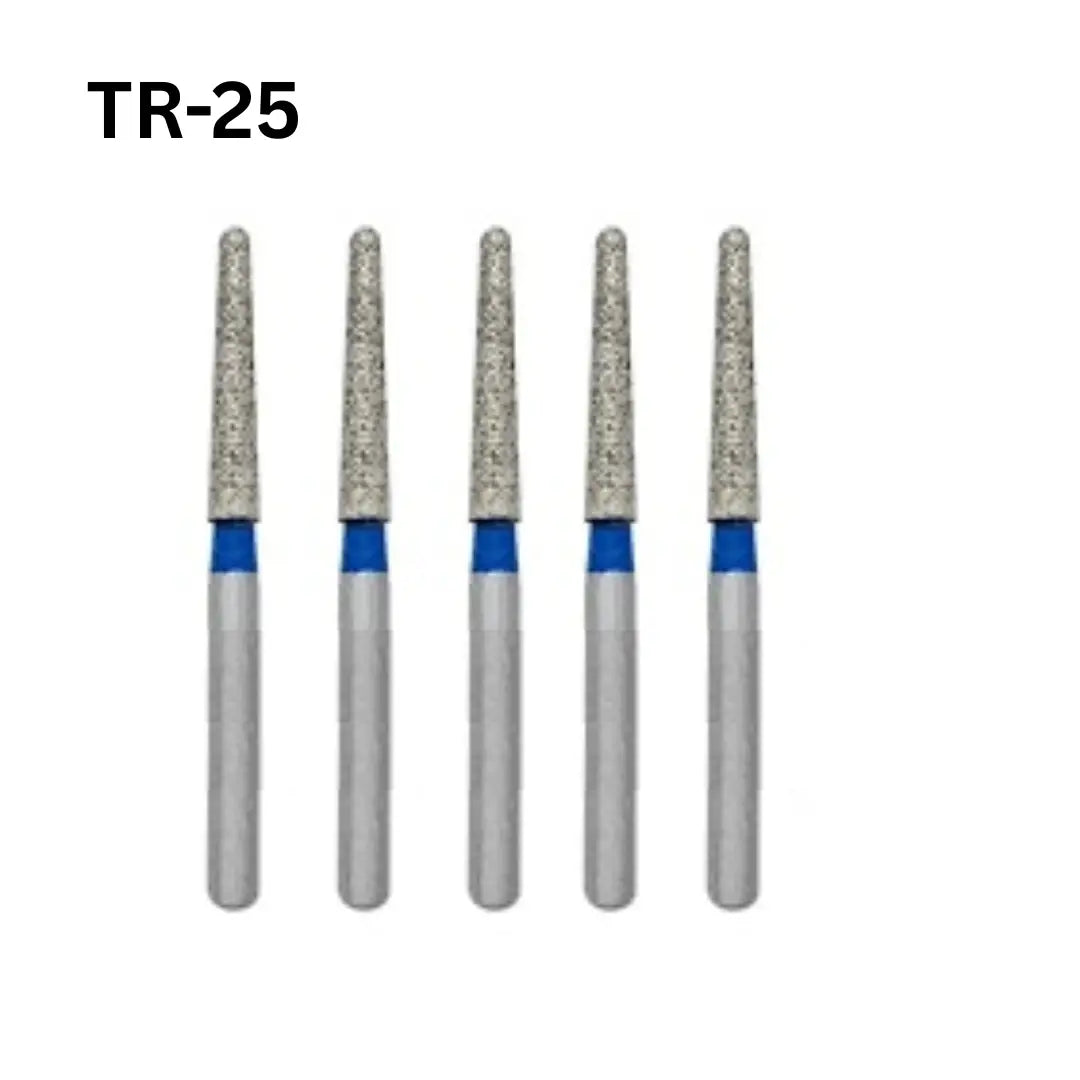 Healix Tapered Round Diamond Bur TR Series | Pack of 5