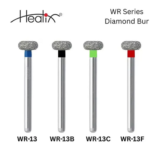 Healix Diamond Bur Wheel Round End | WR Series | Pack of 5