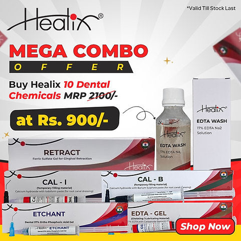 Healix Dental Chemicals Pack of 10