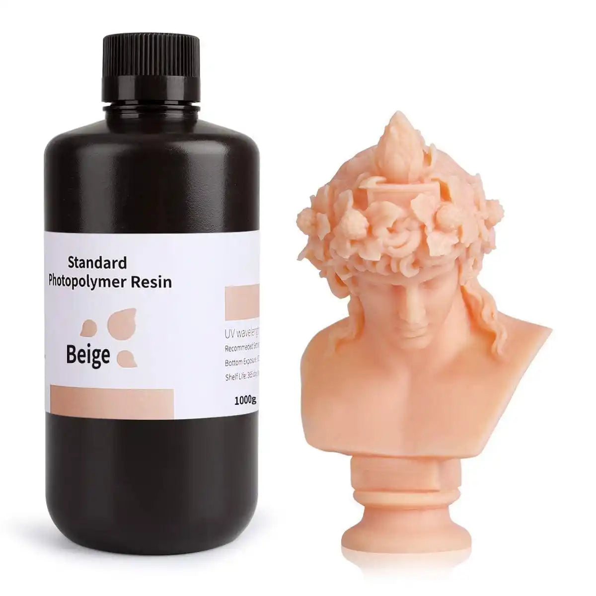 ELEGOO 3D Rapid Resin LCD UV-Curing Resin 405nm Photopolymer Resin 1kg | Skin
